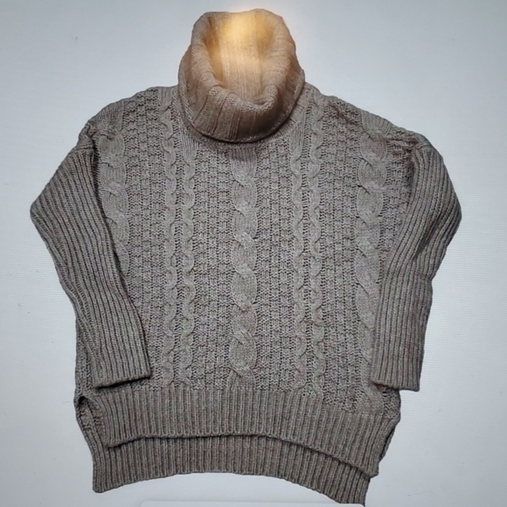 Preowned Silvia Novelli Women's Beige Knit Sweater Sz S Made in Italy